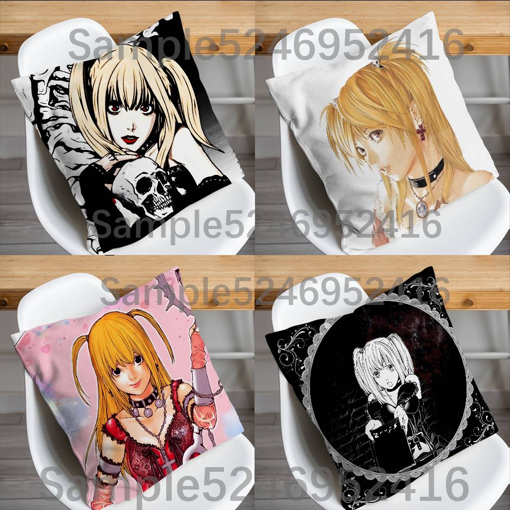 Home Textiles Notes - Capa de Almofada M-Misa Anime D-Death