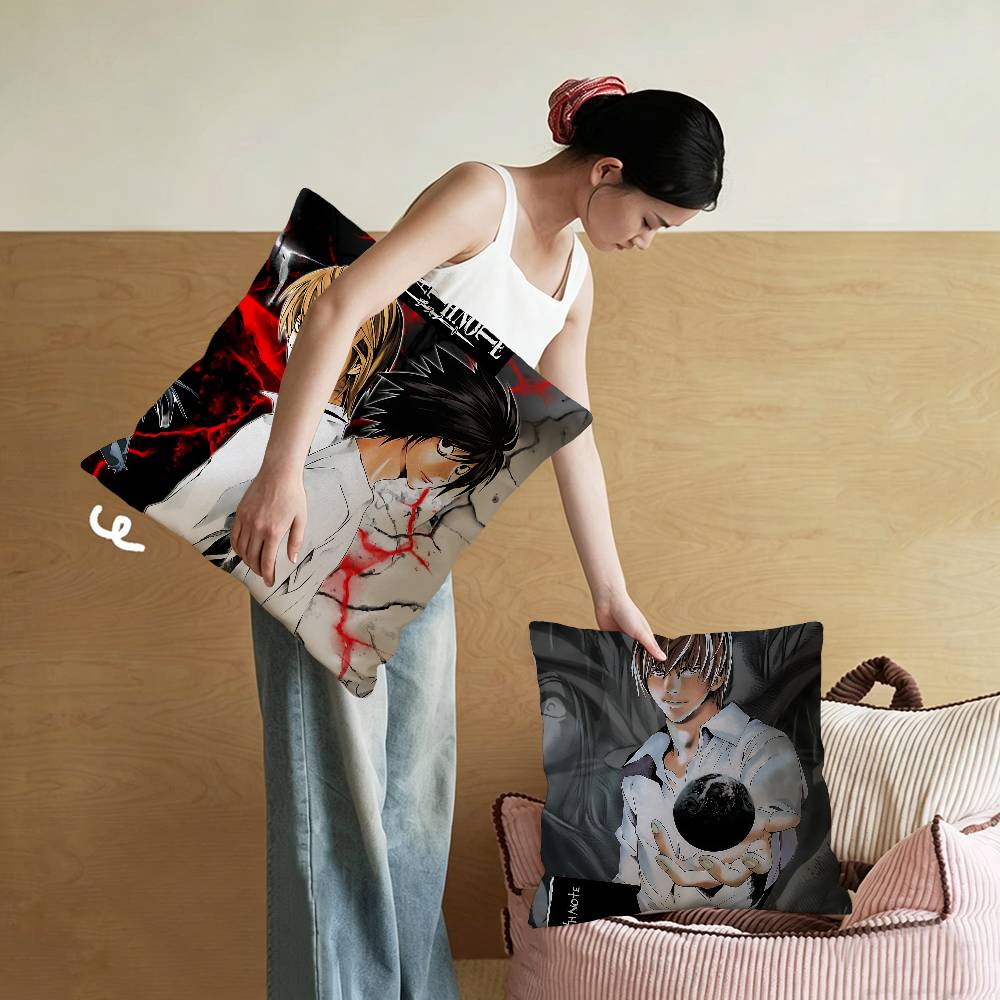 Home Textiles Notes - Capa de Almofada Decorativa Anime Death