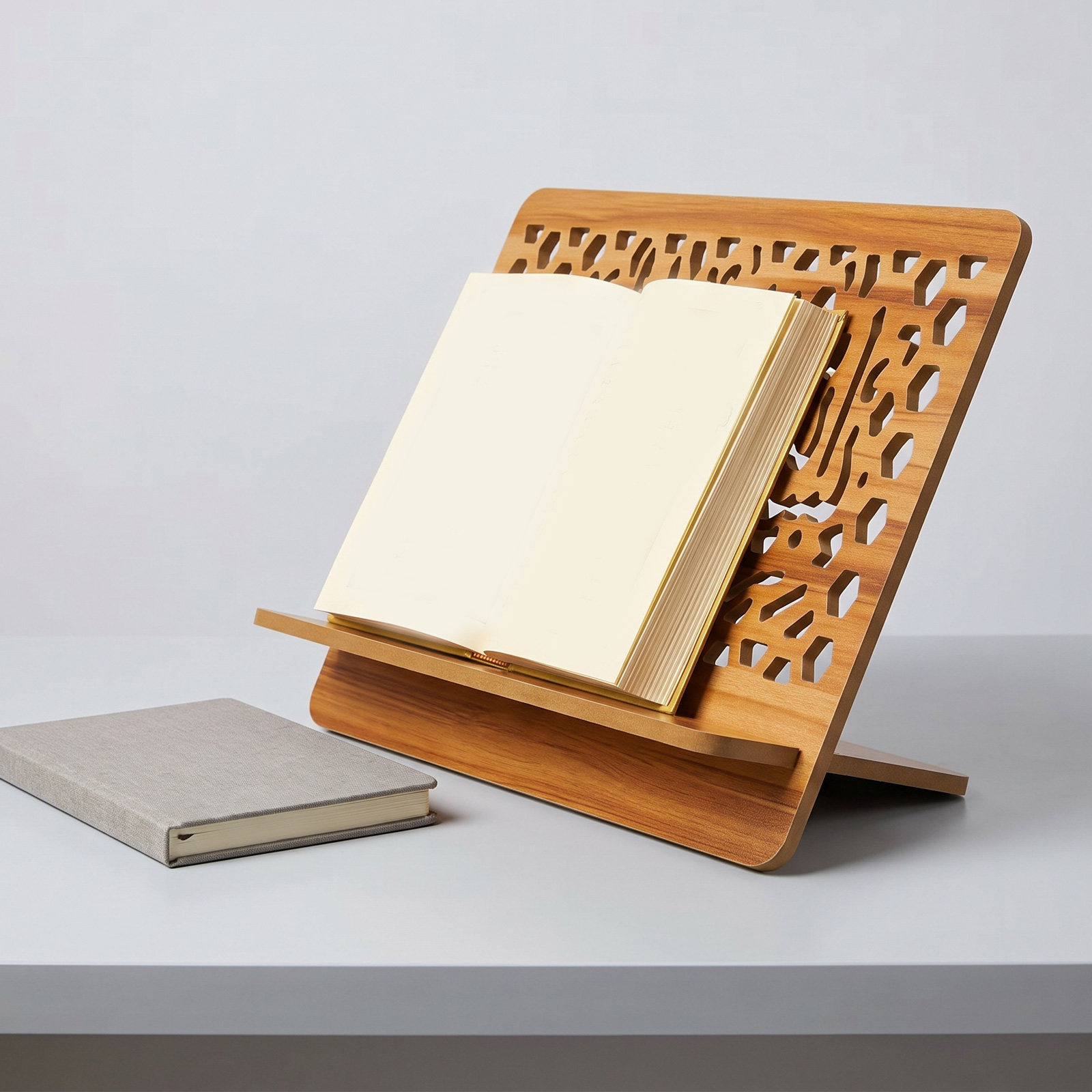Home Quran - Suporte de Madeira para Bíblia com