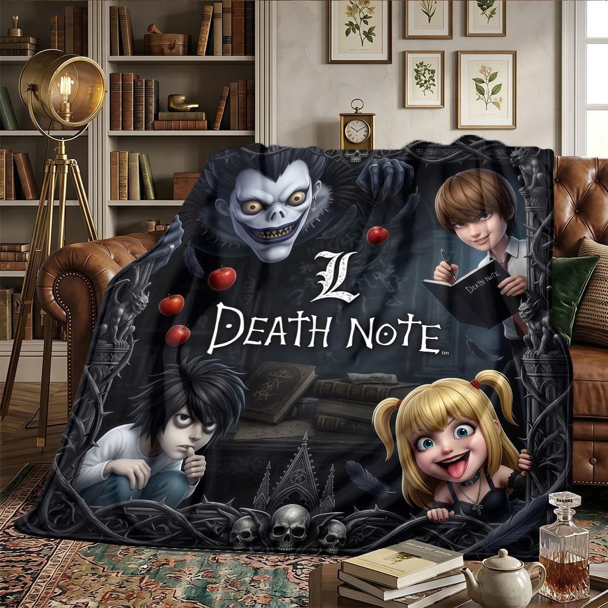 Home Textiles Notes - Cobertor para casa com padrões Death