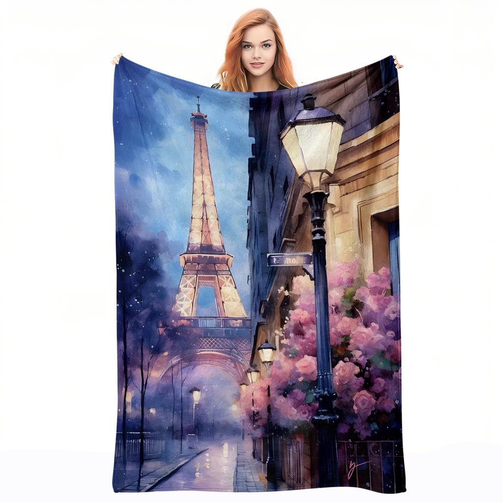 Home Textiles Paris - Cobertor estampado de flanela com padrão