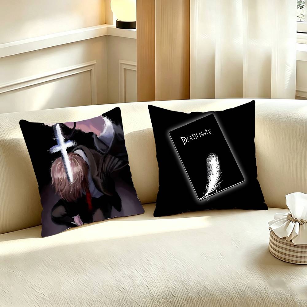 Home Textiles Notes - Capa de Almofada D-DEATH NOTE para