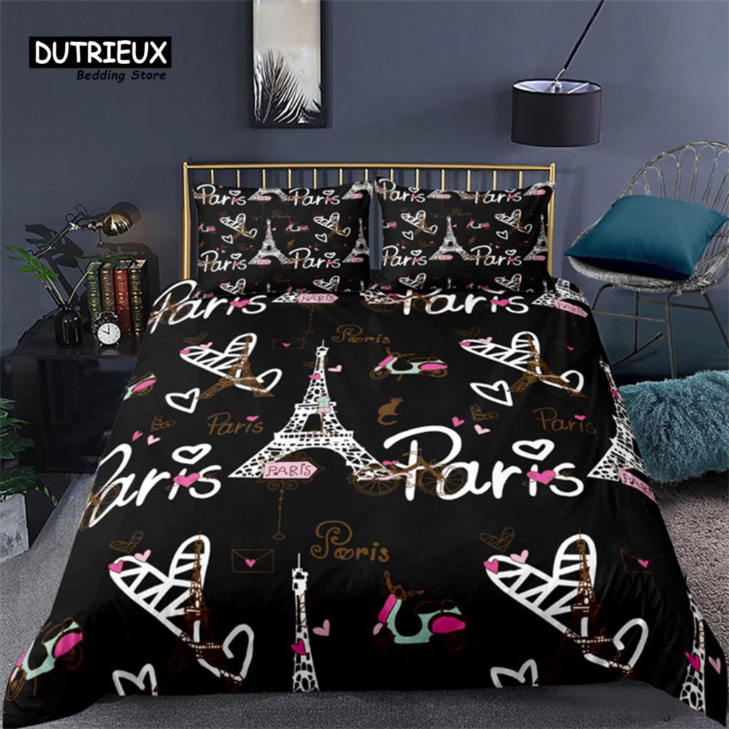 2/3 pçs macio paris torre eiff - Home Textiles Paris avaliação e preço