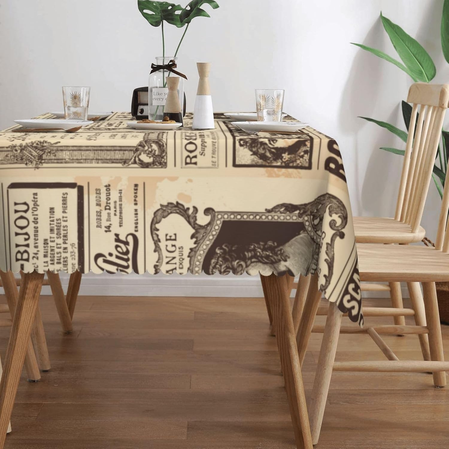 Toalha de Mesa Vintage com Est - Home Textiles Paris avaliação e preço