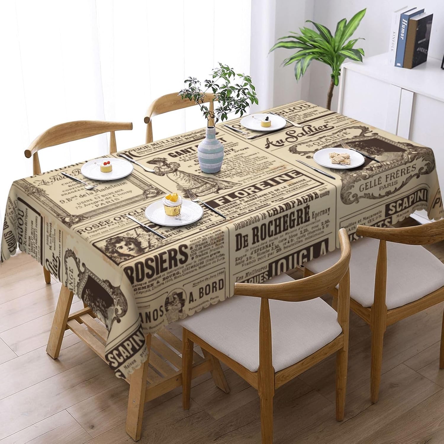 Toalha de Mesa Vintage com Est - Home Textiles Paris avaliação e preço
