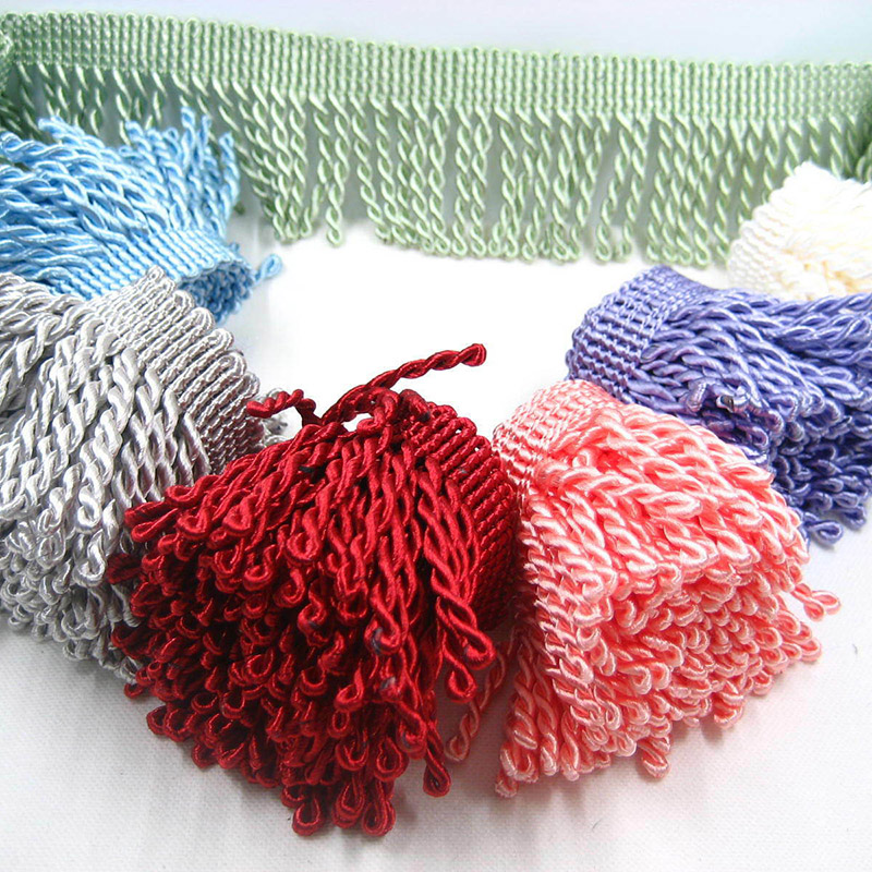 11 metros corda torcida borla  - Home.Textiles Cushion avaliação e preço