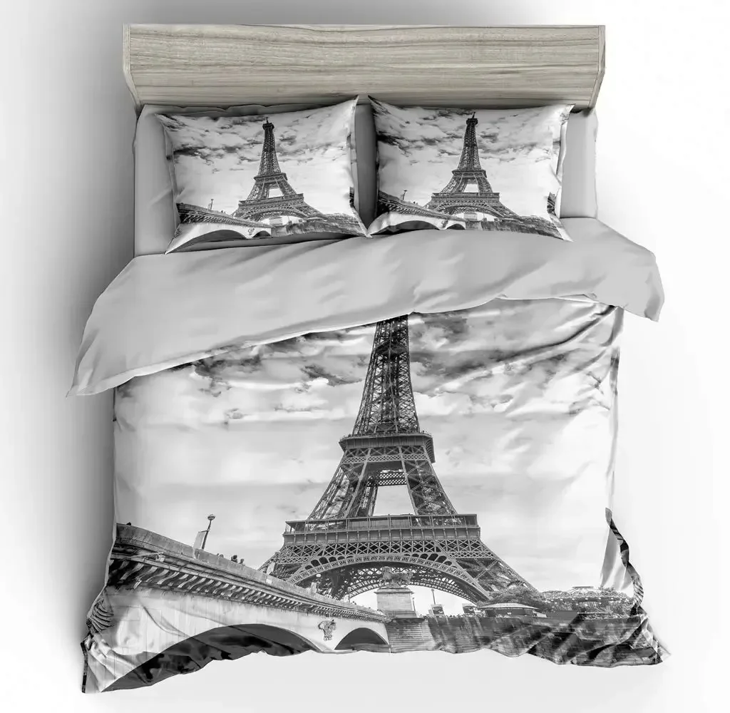 Torre eiffel paris tema confor - Home Textiles Paris avaliação e preço