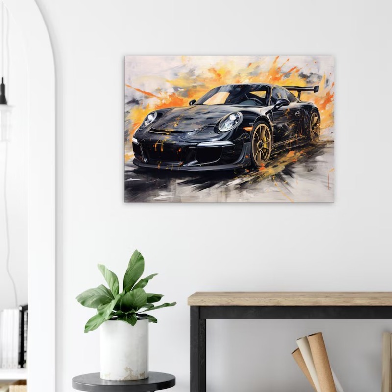 Pôster Moderno de Carros de Lu - Home Textiles Brands avaliação e preço