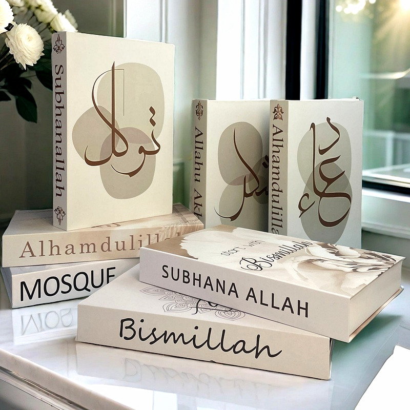 Luxo islâmico livros falsos li - Home Quran avaliação e preço