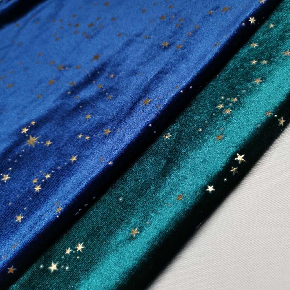 Lindo sedoso Golden Star Velve - Home Textiles Paris avaliação e preço